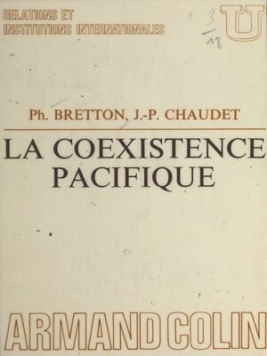 cover image of La coexistence pacifique